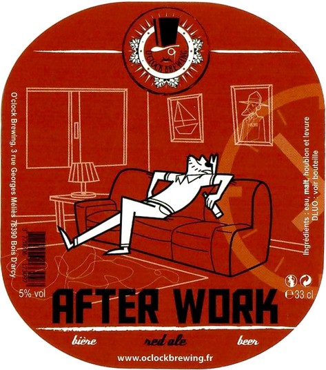 Etiquette BRASSERIE O CLOCK 23