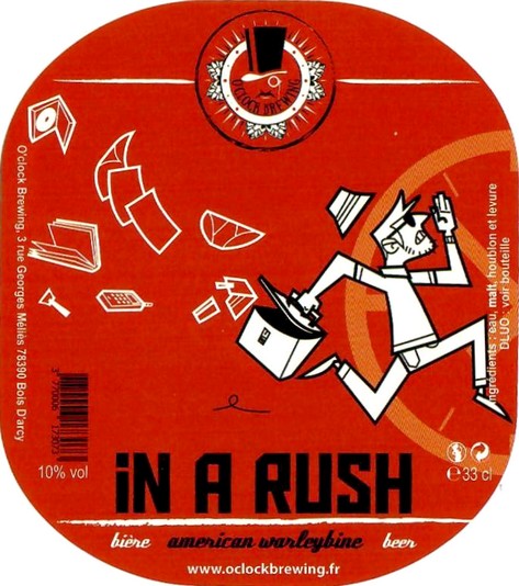 Etiquette BRASSERIE O CLOCK 24