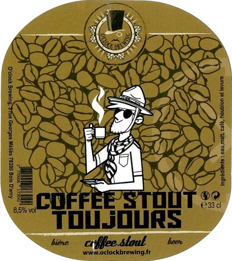 Etiquette BRASSERIE O CLOCK 28