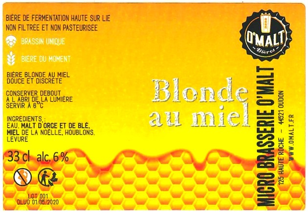 etiquette BRASSERIE O MALT 04