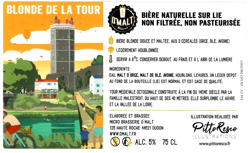 etiquette BRASSERIE O MALT 06