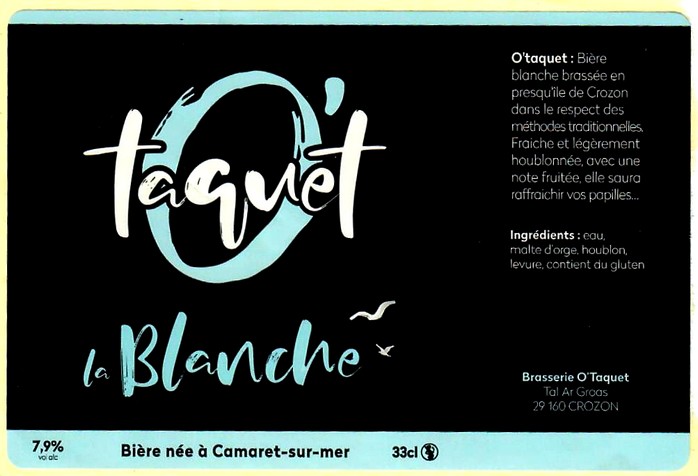 etiquette BRASSERIE O TAQUET 03