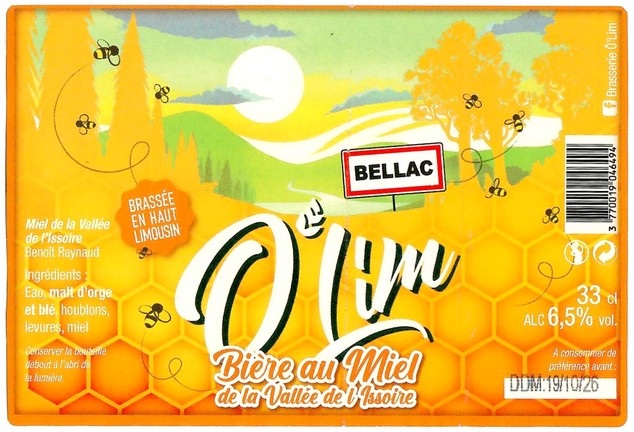 Etiquette BRASSERIE O'LIM 15