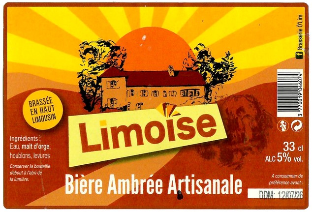 Etiquette BRASSERIE O'LIM 16