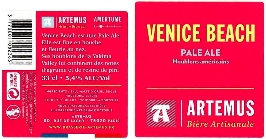 etiquette BRASSERIE OCTOPUS 31