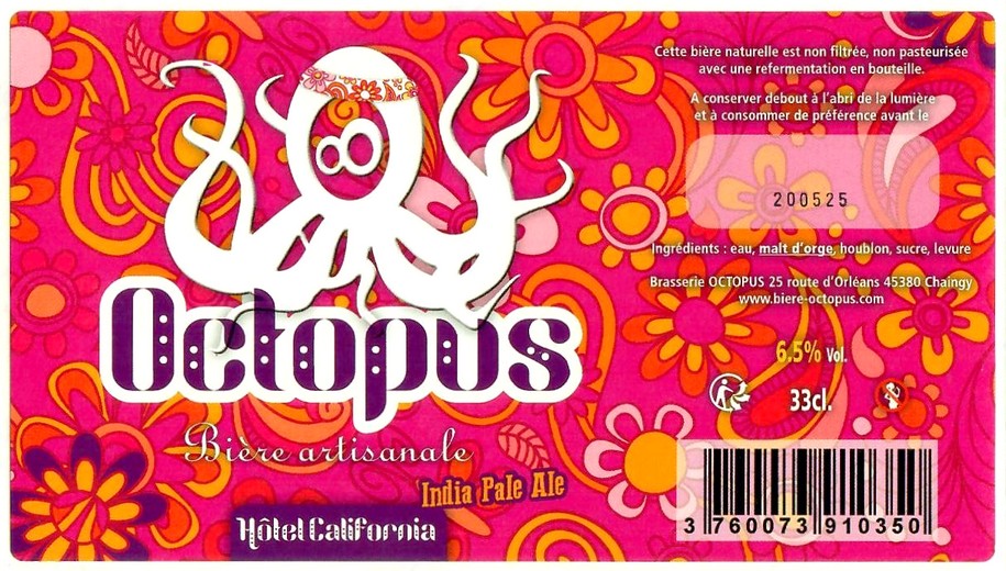 Etiquette BRASSERIE OCTOPUS 35