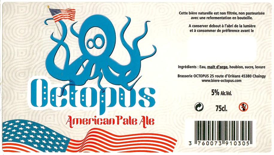 Etiquette BRASSERIE OCTOPUS 38