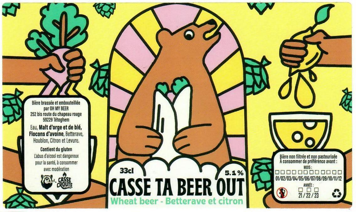 Etiquette BRASSERIE OH MY BEER 01