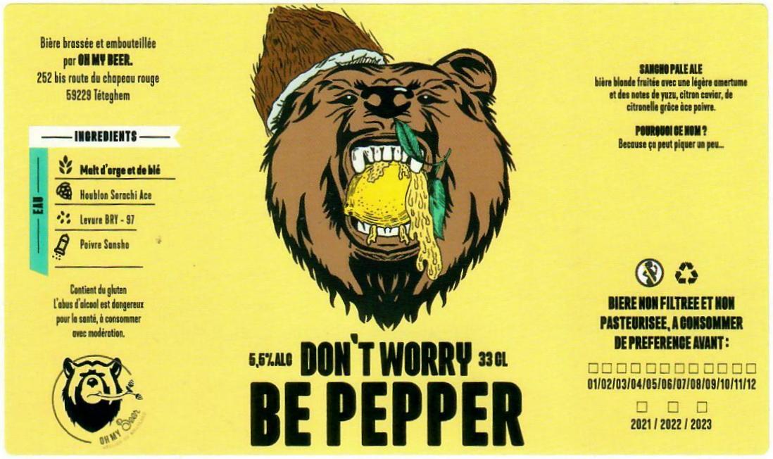 Etiquette BRASSERIE OH MY BEER 03