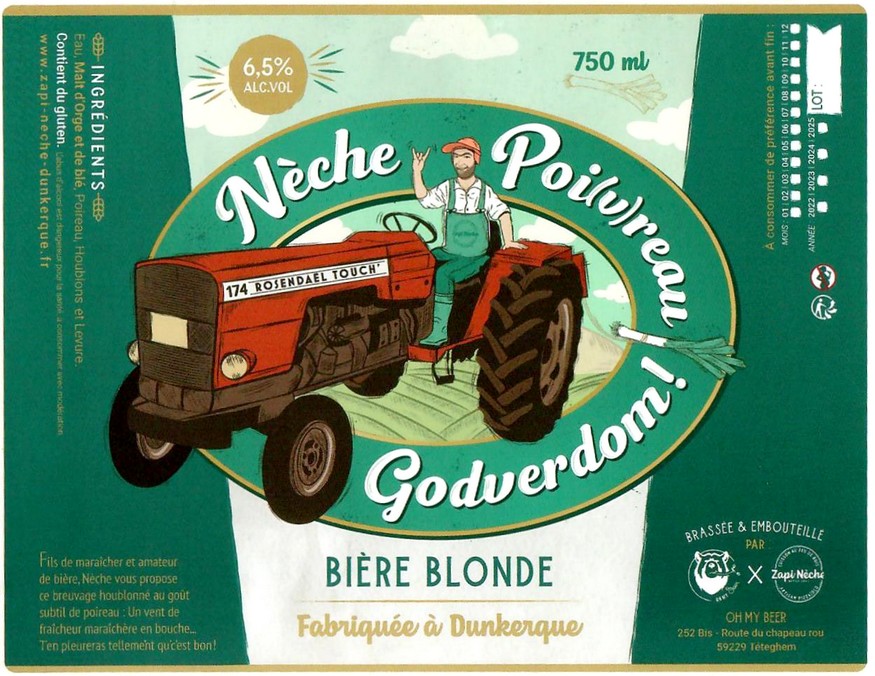 Etiquette BRASSERIE OH MY BEER 05