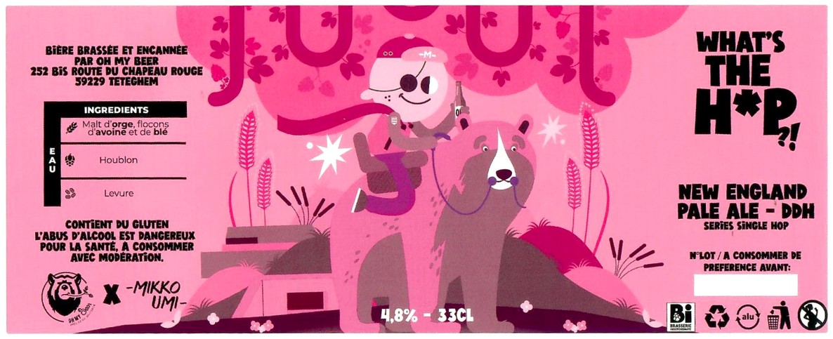 Etiquette BRASSERIE OH MY BEER 13