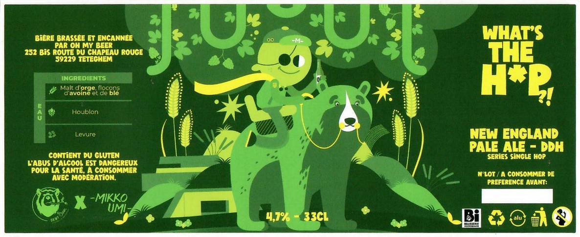 Etiquette BRASSERIE OH MY BEER 15
