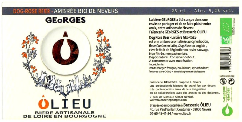 Etiquette BRASSERIE OLIEU 02