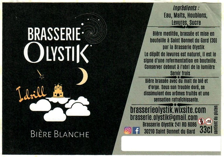 etiquette BRASSERIE OLYSTIK 02