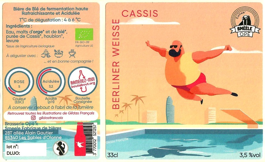 Etiquette BRASSERIE OPE 42