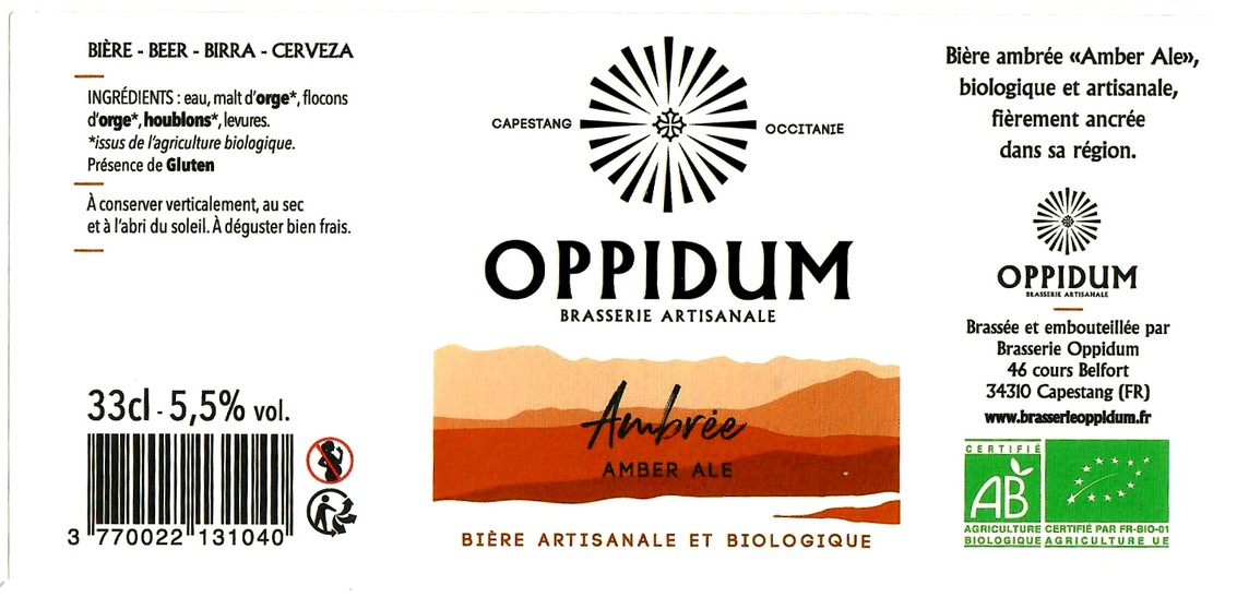 etiquette BRASSERIE OPPIDUM 01