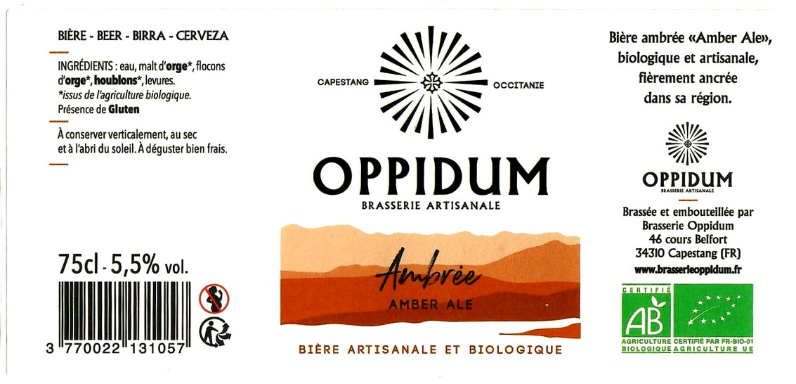 etiquette BRASSERIE OPPIDUM 02