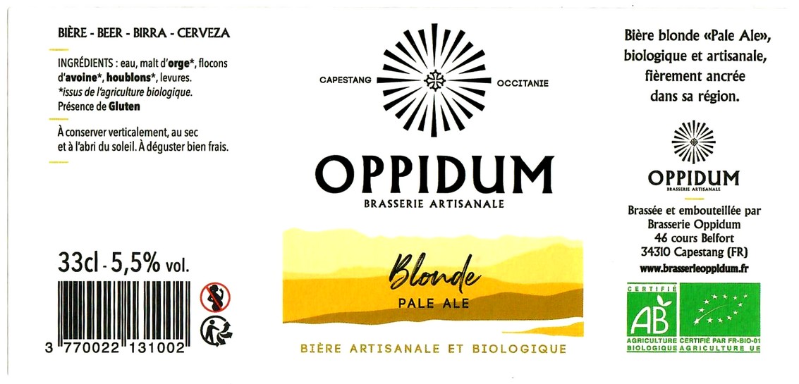 etiquette BRASSERIE OPPIDUM 05