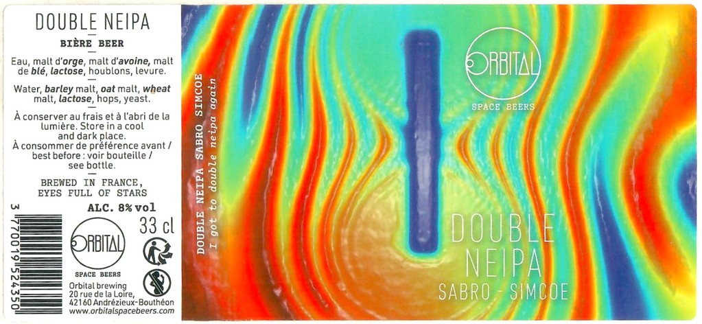 Etiquette BRASSERIE ORBITAL 01