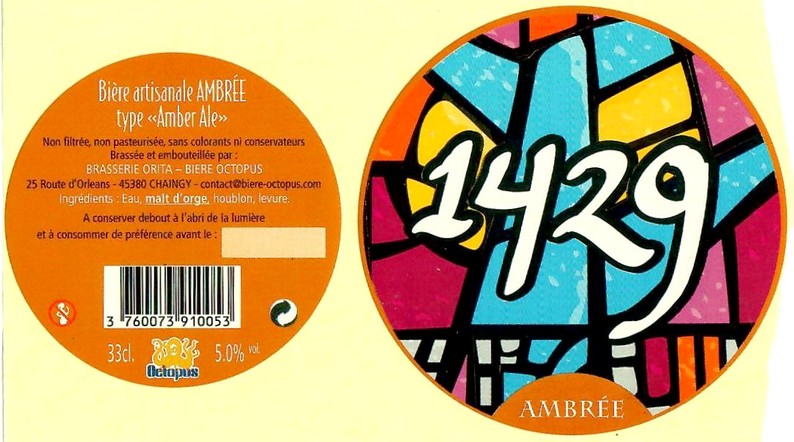 Etiquette BRASSERIE ORITA 03