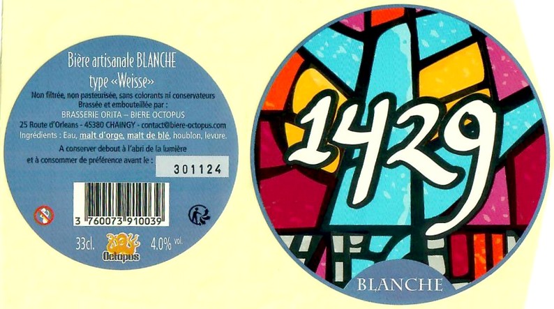 Etiquette BRASSERIE ORITA 04