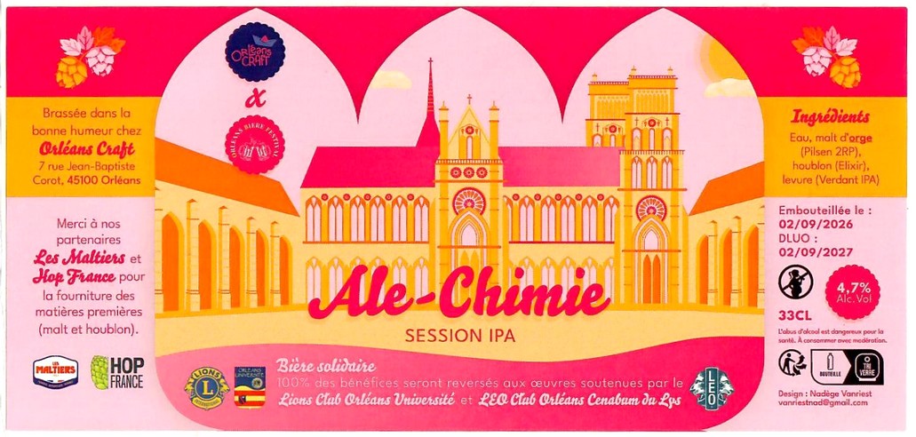 Etiquette BRASSERIE ORLEANS CRAFT 01