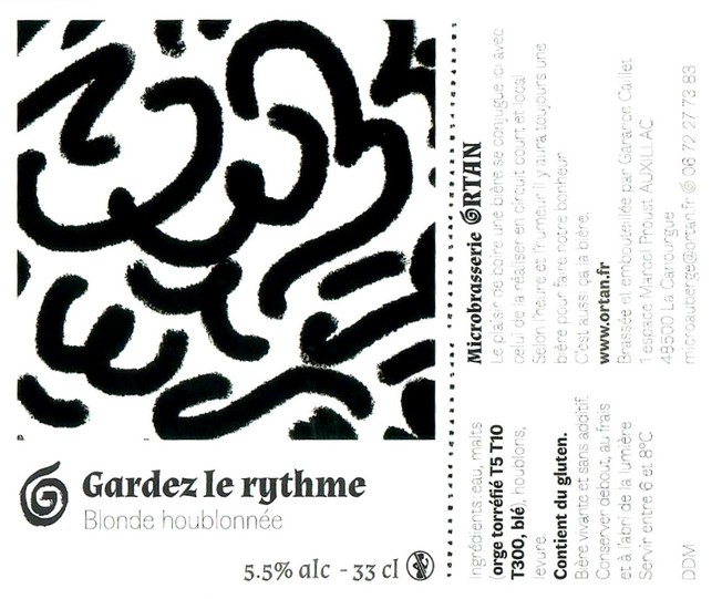 Etiquette BRASSERIE ORTAN 05