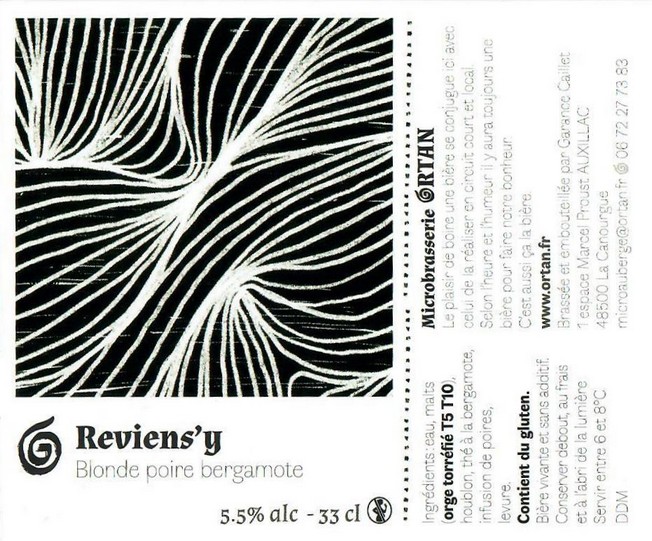 Etiquette BRASSERIE ORTAN 06