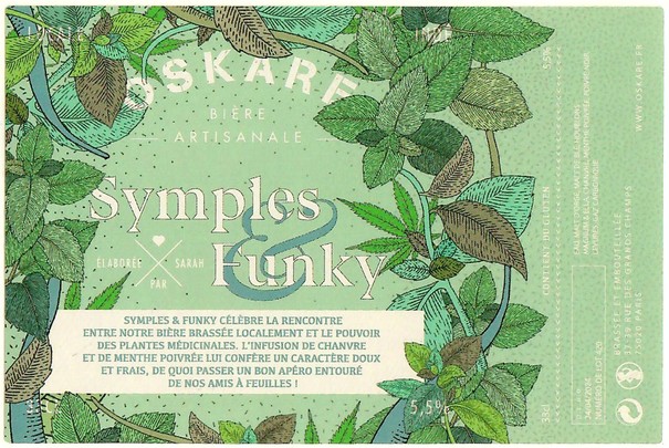 Etiquette BRASSERIE OSKARE 15