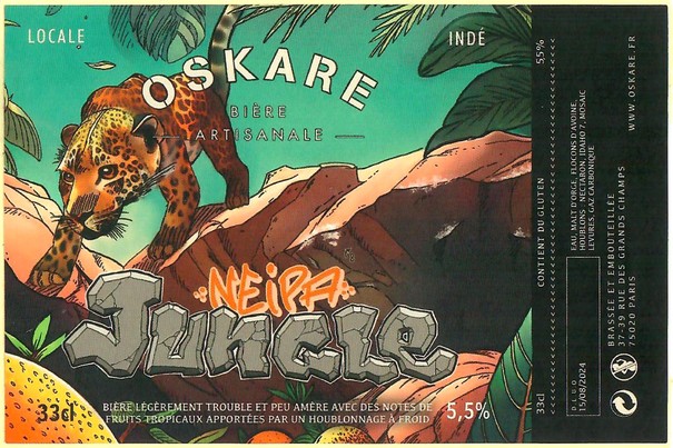 Etiquette BRASSERIE OSKARE 17