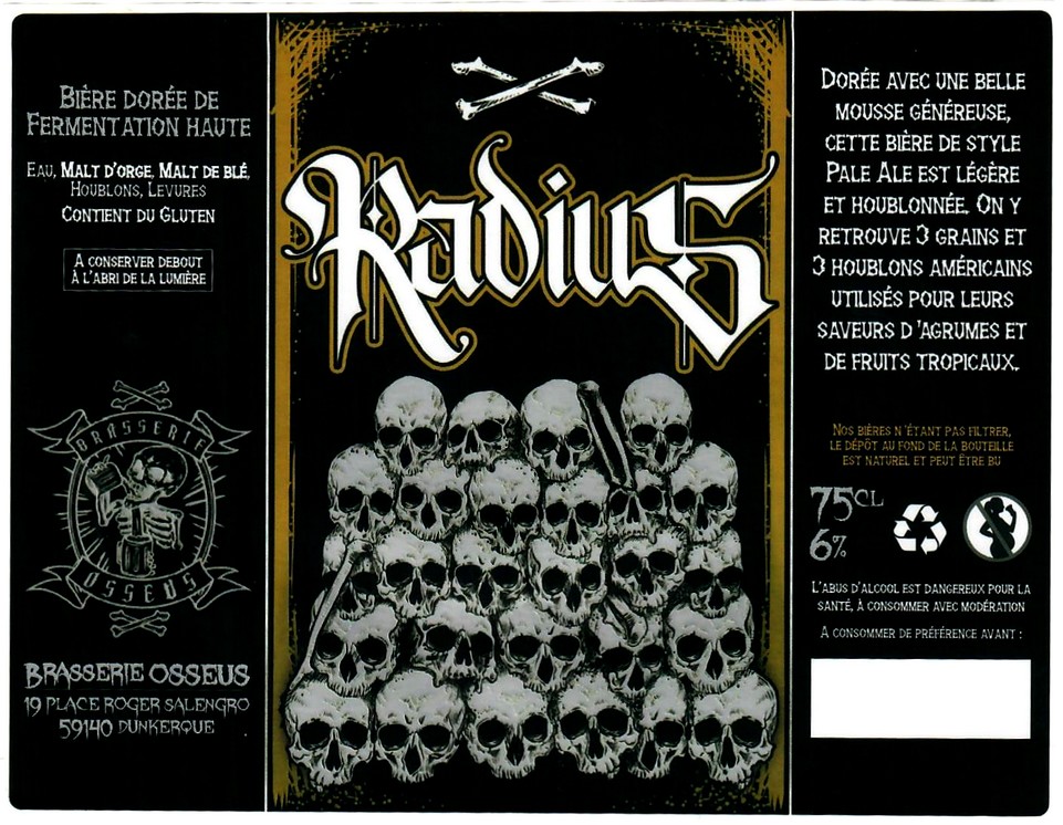 etiquette BRASSERIE OSSEUS 11