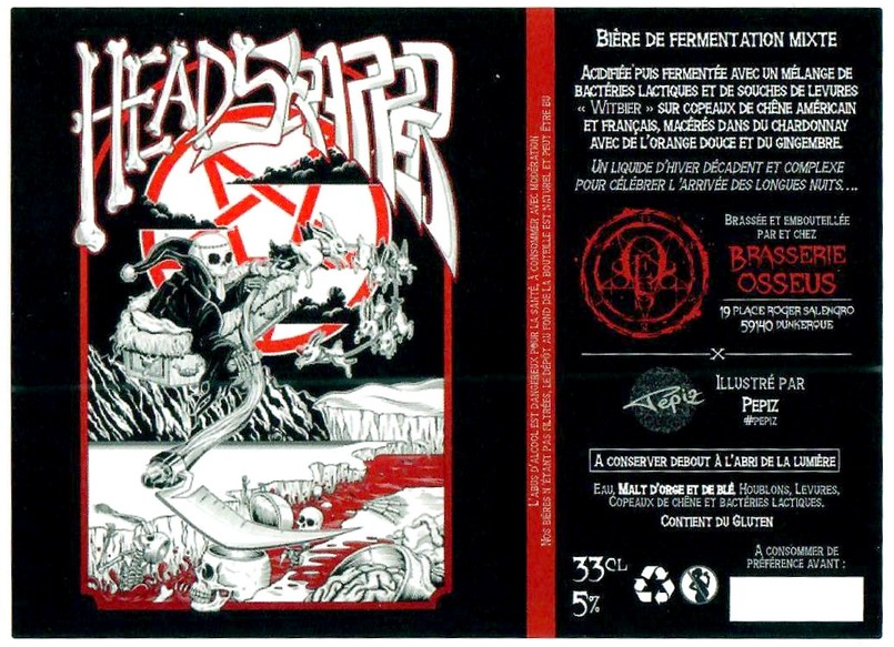 Etiquette BRASSERIE OSSEUS 14