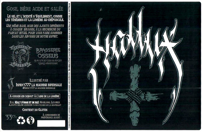 Etiquette BRASSERIE OSSEUS 19