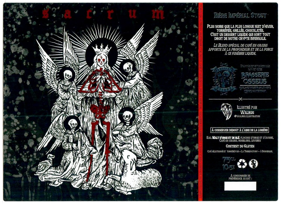 etiquette BRASSERIE OSSEUS 24