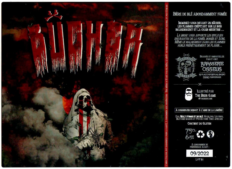 etiquette BRASSERIE OSSEUS 28