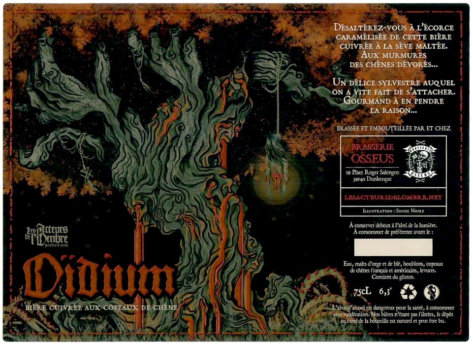 Etiquette BRASSERIE OSSEUS 30