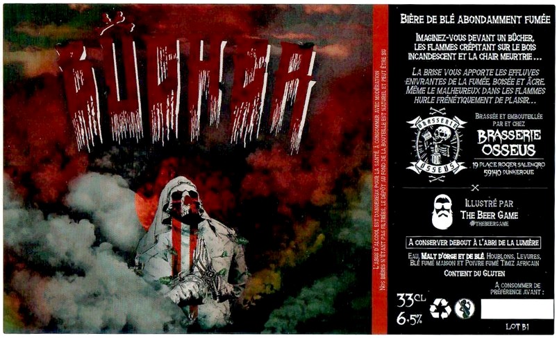 Etiquette BRASSERIE OSSEUS 35