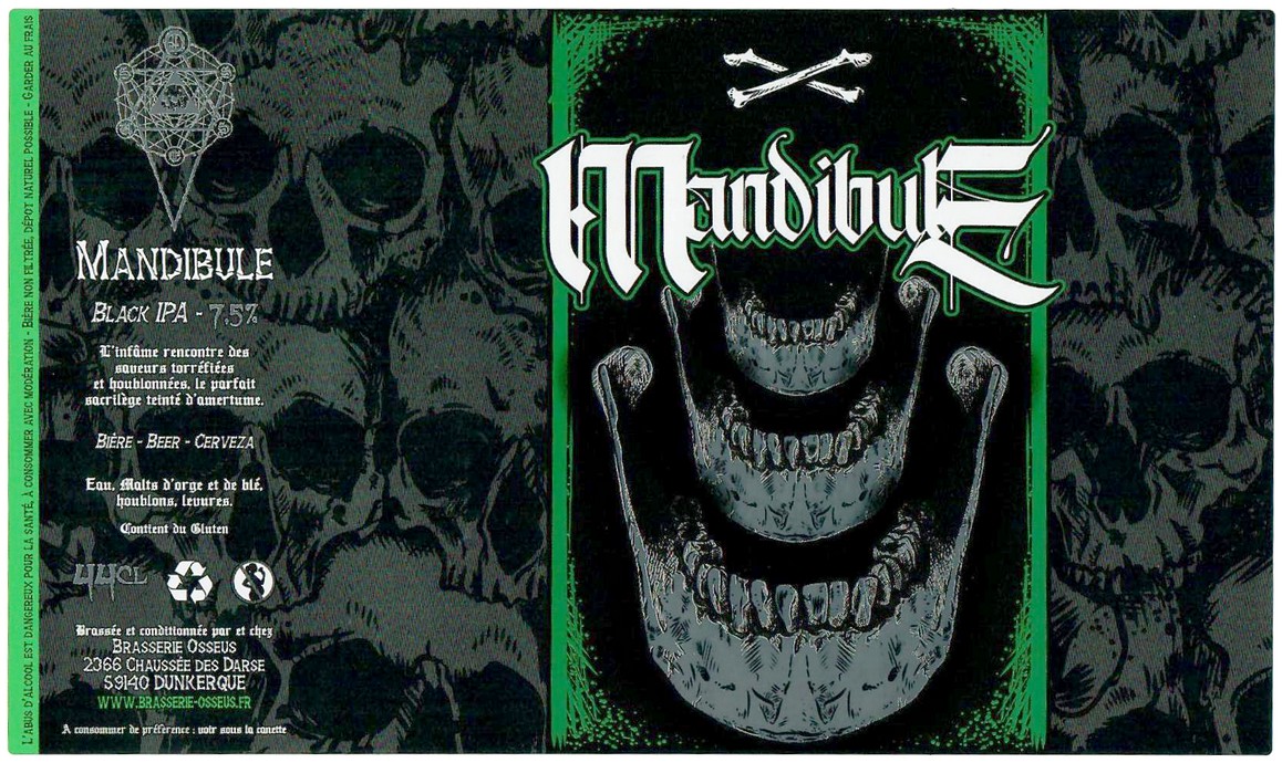 Etiquette BRASSERIE OSSEUS 49