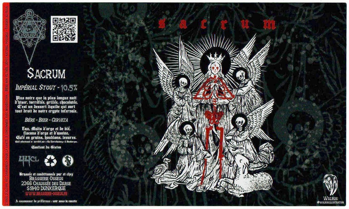 Etiquette BRASSERIE OSSEUS 50