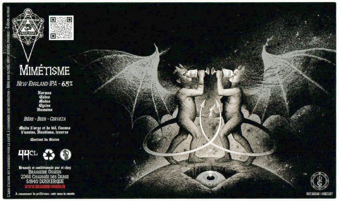 Etiquette BRASSERIE OSSEUS 52