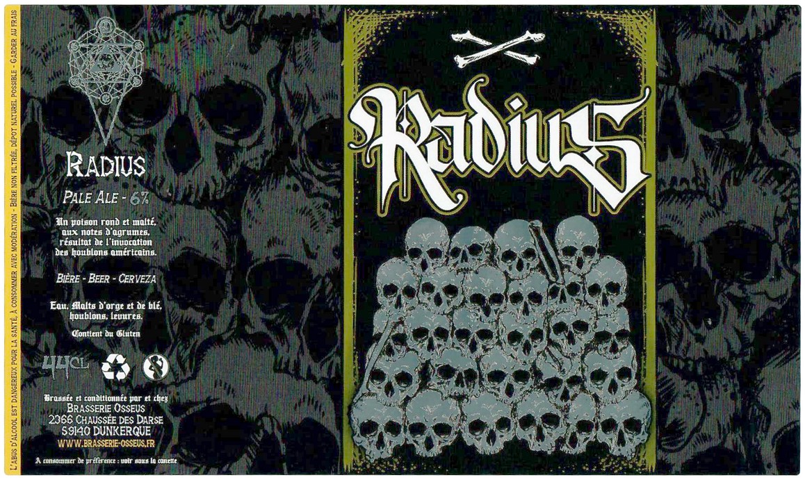 Etiquette BRASSERIE OSSEUS 55