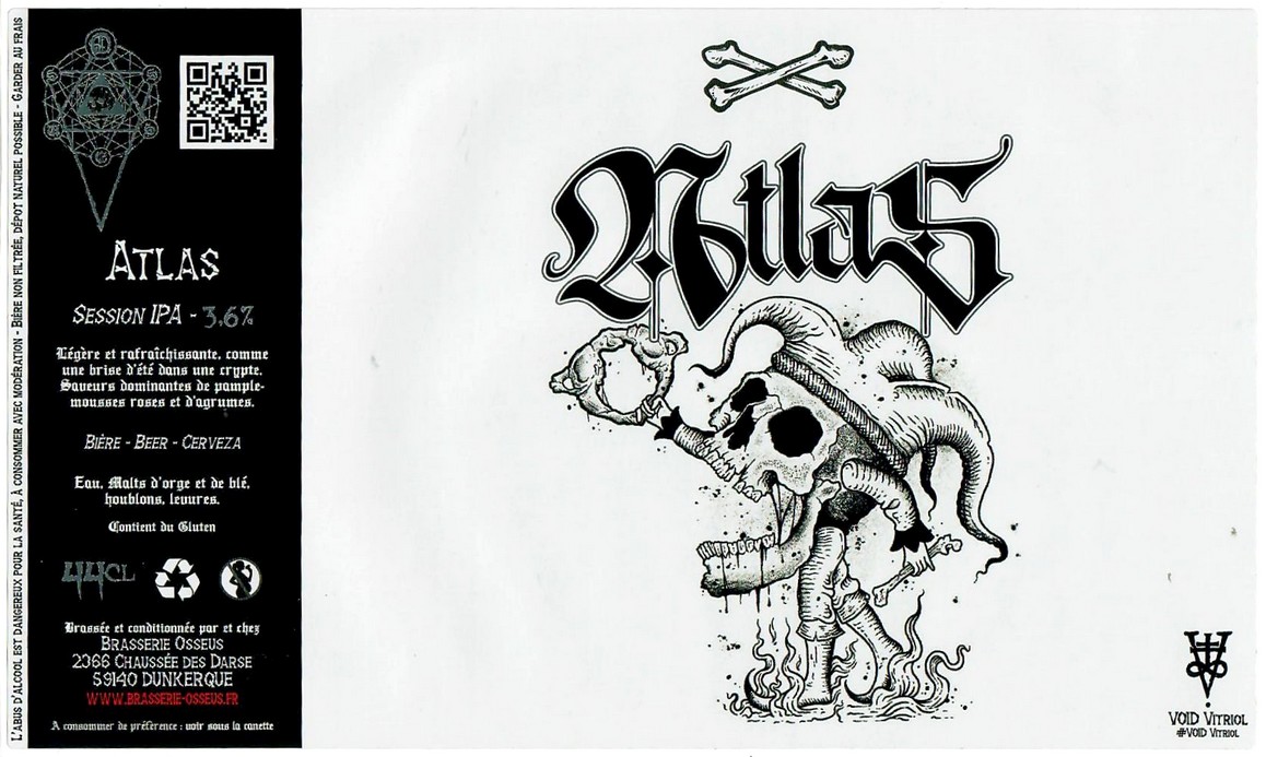 Etiquette BRASSERIE OSSEUS 57