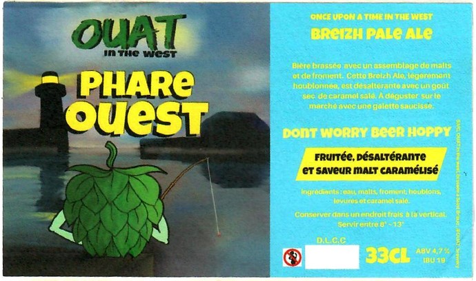 Etiquette BRASSERIE OUAT IN THE WEST 09
