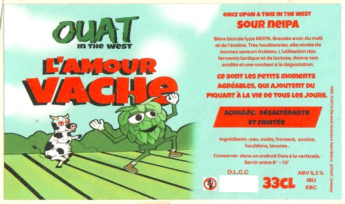 Etiquette BRASSERIE OUAT IN THE WEST 13