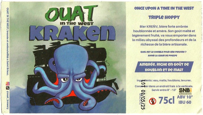 Etiquette BRASSERIE OUAT IN THE WEST 17