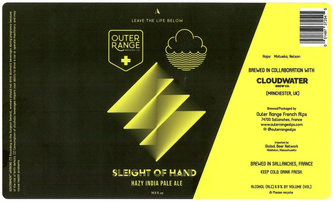 Etiquette BRASSERIE OUTER RANGE 01