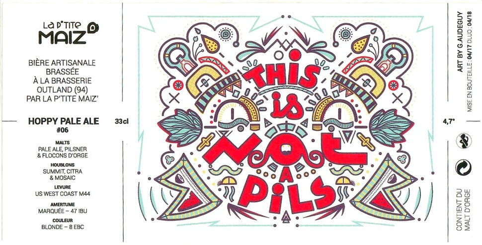 Etiquette BRASSERIE OUTLAND 34