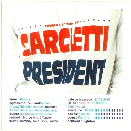 Etiquette BRASSERIE OUTLAND 49