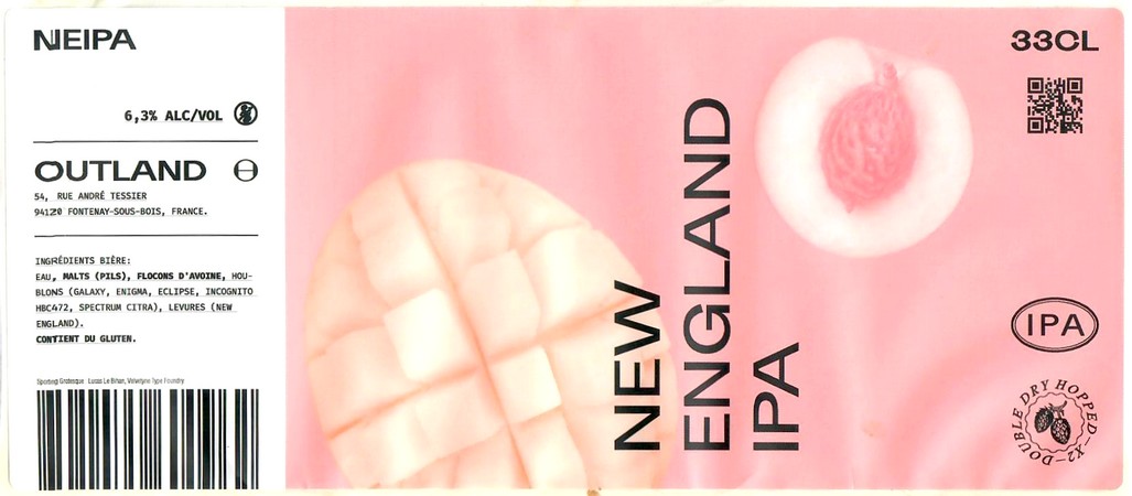 Etiquette BRASSERIE OUTLAND 51