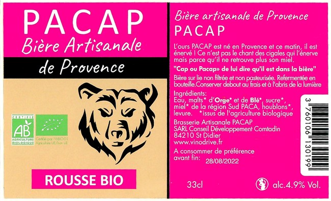 Etiquette BRASSERIE PACAP 02